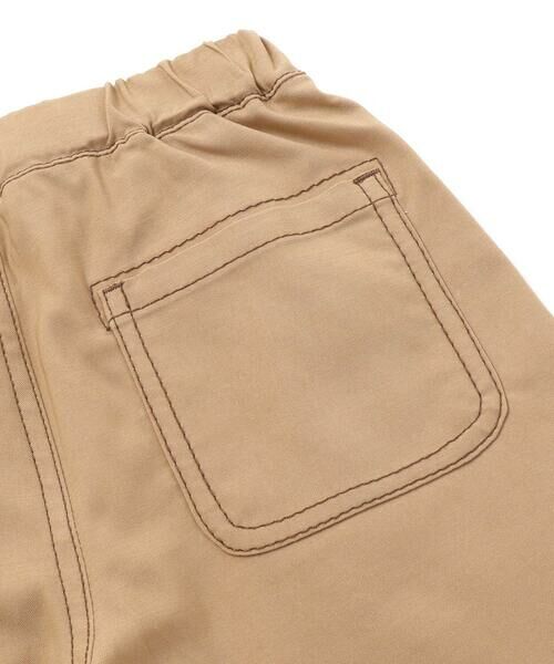 SLAP SLIP / スラップ スリップ ショート・ハーフ・半端丈パンツ | 裾チェック折り返し5.5分丈ストレッチパンツ(80~130cm) | 詳細11