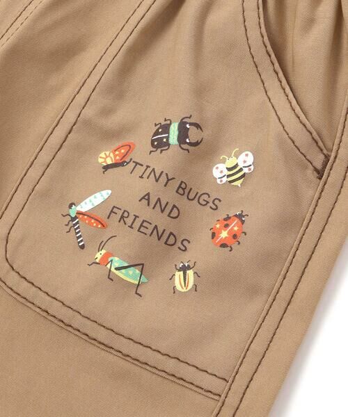 SLAP SLIP / スラップ スリップ ショート・ハーフ・半端丈パンツ | 裾チェック折り返し5.5分丈ストレッチパンツ(80~130cm) | 詳細8