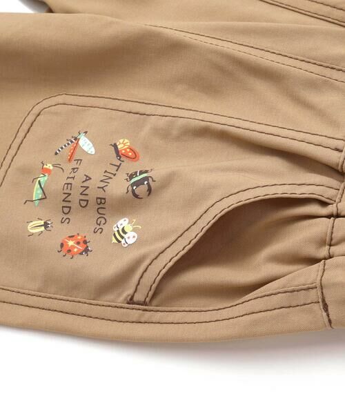 SLAP SLIP / スラップ スリップ ショート・ハーフ・半端丈パンツ | 裾チェック折り返し5.5分丈ストレッチパンツ(80~130cm) | 詳細9