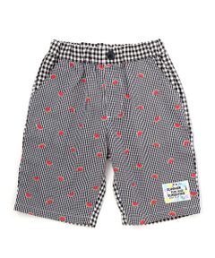 SLAP SLIP / スラップ スリップ ショート・ハーフ・半端丈パンツ | 【マリンシリーズ】ストライプ&チェック前後切り替え5分丈パンツ