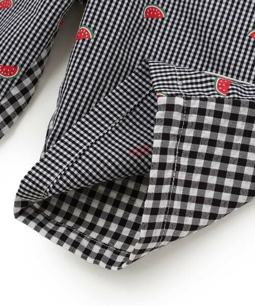 SLAP SLIP / スラップ スリップ ショート・ハーフ・半端丈パンツ | 【マリンシリーズ】ストライプ&チェック前後切り替え5分丈パンツ | 詳細6