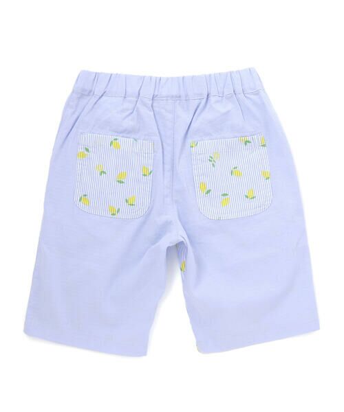 SLAP SLIP / スラップ スリップ ショート・ハーフ・半端丈パンツ | 【マリンシリーズ】ストライプ&チェック前後切り替え5分丈パンツ | 詳細14