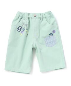SLAP SLIP / スラップ スリップ ショート・ハーフ・半端丈パンツ | 【接触冷感】キーチェーン刺しゅう5分丈パンツ(80~130cm)