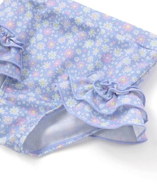 SLAP SLIP / スラップ スリップ 水着・スイムグッズ | 肩フリルタンクトップ+花柄ビキニ(90~130cm) | 詳細9