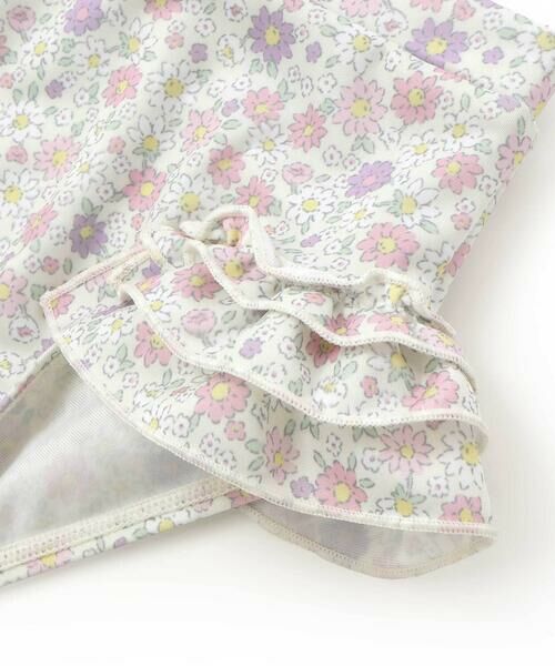 SLAP SLIP / スラップ スリップ 水着・スイムグッズ | 肩フリルタンクトップ+花柄ビキニ(90~130cm) | 詳細19