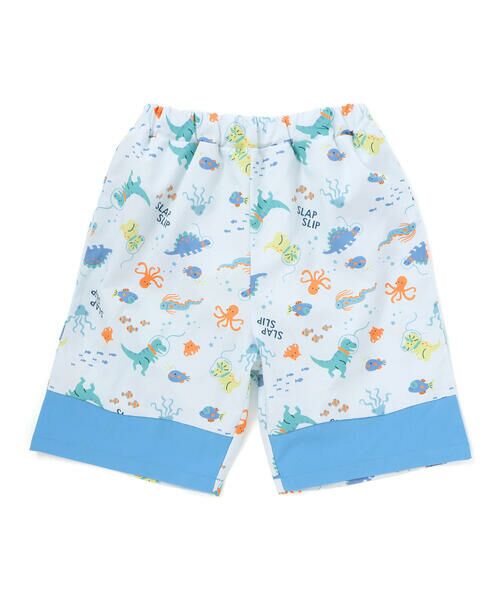 SLAP SLIP / スラップ スリップ 水着・スイムグッズ | はたらくくるま恐竜海の生き物総柄パンツ(90~130cm) | 詳細5