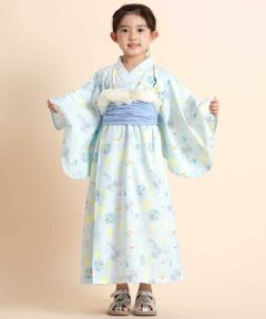 SLAP SLIP / スラップ スリップ 着物・浴衣・小物類 | 【お揃い】花xマリx金魚x風鈴総柄プルオーバー浴衣+帯セット(90~140cm)