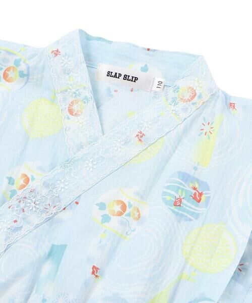 SLAP SLIP / スラップ スリップ 着物・浴衣・小物類 | 【お揃い】花xマリx金魚x風鈴総柄プルオーバー浴衣+帯セット(90~140cm) | 詳細17