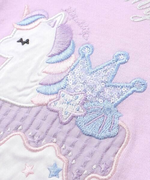 SLAP SLIP / スラップ スリップ Tシャツ | アイスxケーキスパンコールパフ半袖Tシャツ(80~130cm) | 詳細10