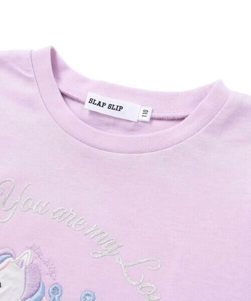 SLAP SLIP / スラップ スリップ Tシャツ | アイスxケーキスパンコールパフ半袖Tシャツ(80~130cm) | 詳細8