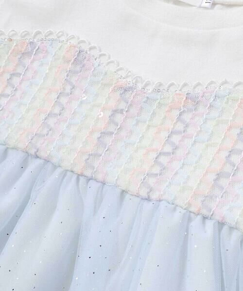 SLAP SLIP / スラップ スリップ Tシャツ | ラメチュールオープンスリーブチュニック(80~130cm) | 詳細5