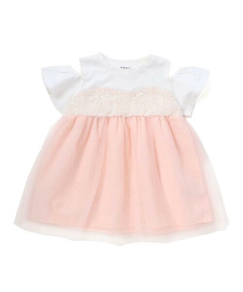 SLAP SLIP / スラップ スリップ Tシャツ | ラメチュールオープンスリーブチュニック(80~130cm) | 詳細9