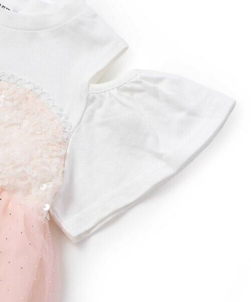 SLAP SLIP / スラップ スリップ Tシャツ | ラメチュールオープンスリーブチュニック(80~130cm) | 詳細13