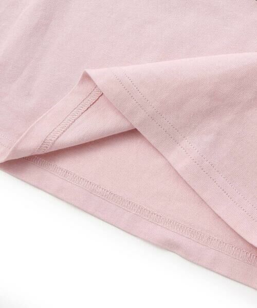 SLAP SLIP / スラップ スリップ Tシャツ | ウサギパッチ袖ハナガラ半袖Tシャツ(80~130cm) | 詳細16