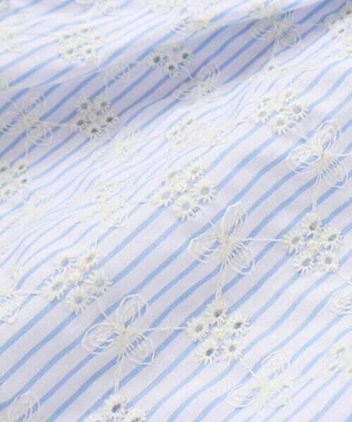 SLAP SLIP / スラップ スリップ Tシャツ | 【お揃い】スカラップキャミストライプ&ドビー半袖Tシャツ(80~130cm) | 詳細16