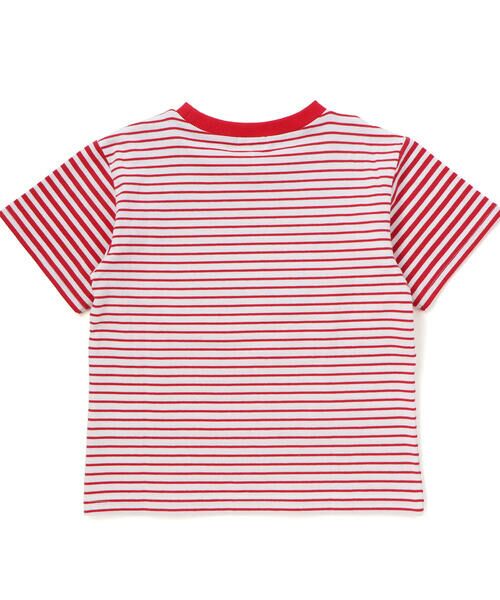 SLAP SLIP / スラップ スリップ Tシャツ | 【マリンシリーズ】セーラーカラーパッチボーダーTシャツ(80~130cm) | 詳細5