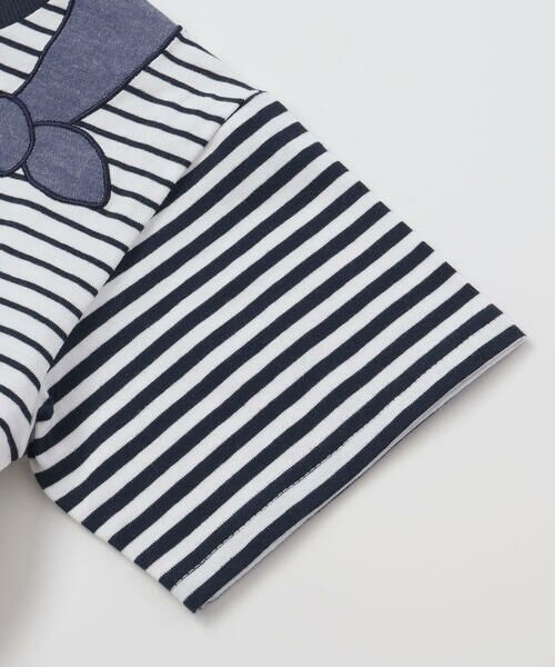 SLAP SLIP / スラップ スリップ Tシャツ | 【マリンシリーズ】セーラーカラーパッチボーダーTシャツ(80~130cm) | 詳細11