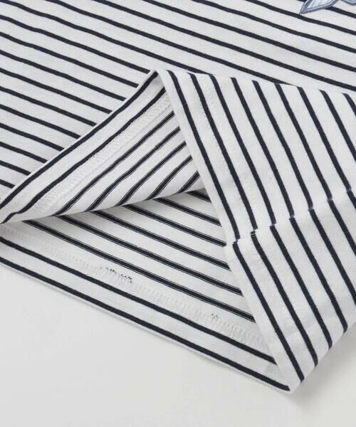 SLAP SLIP / スラップ スリップ Tシャツ | 【マリンシリーズ】セーラーカラーパッチボーダーTシャツ(80~130cm) | 詳細12