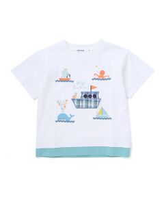 SLAP SLIP / スラップ スリップ Tシャツ | 【マリンシリーズ】レイヤード風船パッチ半袖Tシャツ(80~130cm)