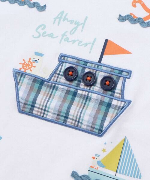 SLAP SLIP / スラップ スリップ Tシャツ | 【マリンシリーズ】レイヤード風船パッチ半袖Tシャツ(80~130cm) | 詳細4