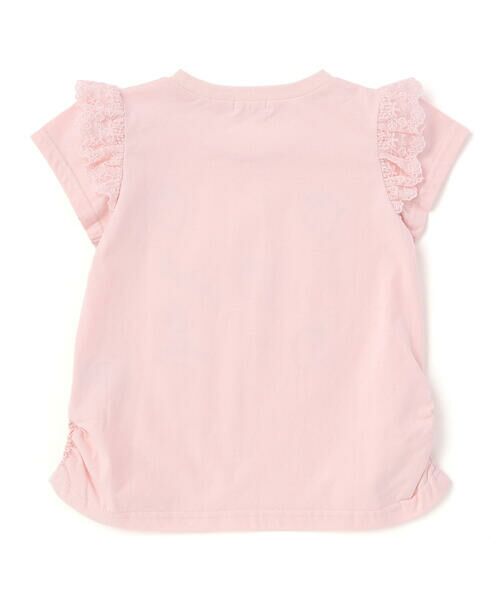 SLAP SLIP / スラップ スリップ Tシャツ | 肩フリルイチゴウサギパッチ半袖Tシャツ(80~130cm) | 詳細6