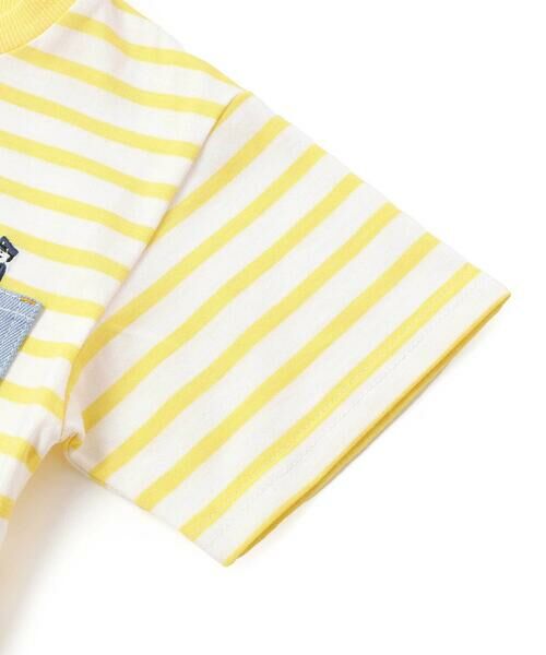 SLAP SLIP / スラップ スリップ Tシャツ | デニムポケット付き電車恐竜刺しゅうレイヤード半袖Tシャツ(80~130cm) | 詳細13