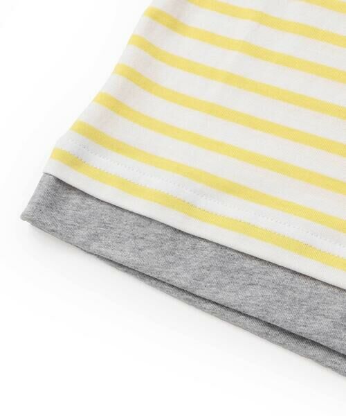 SLAP SLIP / スラップ スリップ Tシャツ | デニムポケット付き電車恐竜刺しゅうレイヤード半袖Tシャツ(80~130cm) | 詳細14