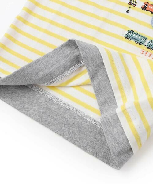 SLAP SLIP / スラップ スリップ Tシャツ | デニムポケット付き電車恐竜刺しゅうレイヤード半袖Tシャツ(80~130cm) | 詳細15