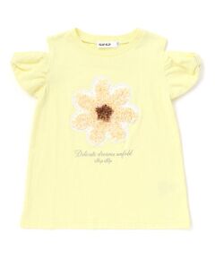 SLAP SLIP / スラップ スリップ Tシャツ | 【接触冷感】肩開きリボン袖ポシェット半袖Tシャツ(80~130cm)