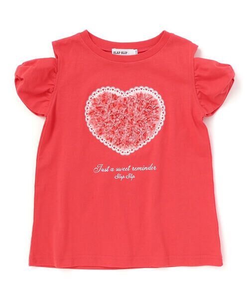 SLAP SLIP / スラップ スリップ Tシャツ | 【接触冷感】肩開きリボン袖ポシェット半袖Tシャツ(80~130cm) | 詳細4