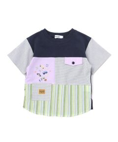 SLAP SLIP / スラップ スリップ Tシャツ | 【接触冷感】マルチ切り替え半袖Tシャツ(80~130cm)