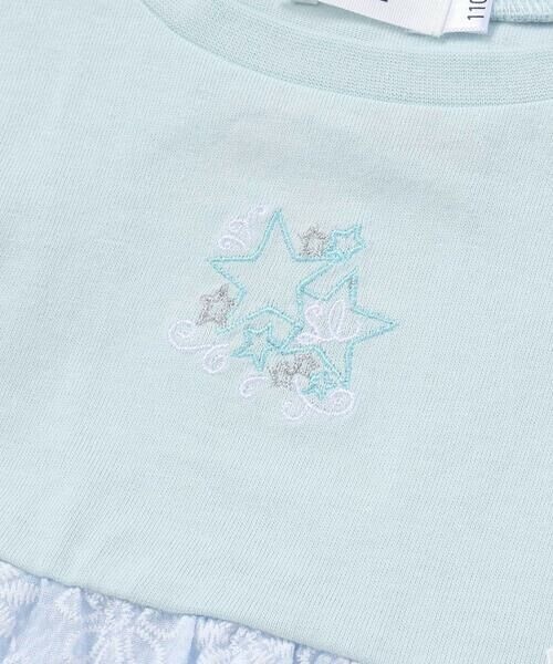 SLAP SLIP / スラップ スリップ Tシャツ | 【接触冷感】レースティアード半袖Tシャツ(80~130cm) | 詳細9