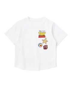 SLAP SLIP / スラップ スリップ Tシャツ | 【トイ・ストーリー(Toy Story)コレクション】キャラクターワッペン&バックプリント半袖Tシャツ(80~130cm)