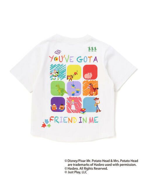 SLAP SLIP / スラップ スリップ Tシャツ | 【トイ・ストーリー(Toy Story)コレクション】キャラクターワッペン&バックプリント半袖Tシャツ(80~130cm) | 詳細1
