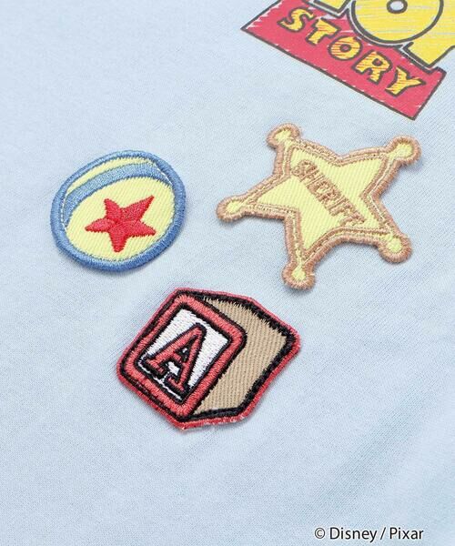 SLAP SLIP / スラップ スリップ Tシャツ | 【トイ・ストーリー(Toy Story)コレクション】キャラクターワッペン&バックプリント半袖Tシャツ(80~130cm) | 詳細11