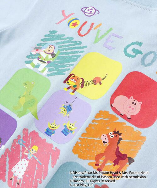 SLAP SLIP / スラップ スリップ Tシャツ | 【トイ・ストーリー(Toy Story)コレクション】キャラクターワッペン&バックプリント半袖Tシャツ(80~130cm) | 詳細14