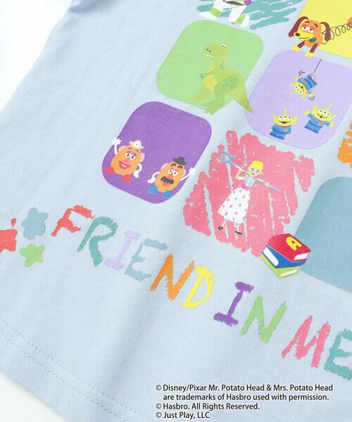 SLAP SLIP / スラップ スリップ Tシャツ | 【トイ・ストーリー(Toy Story)コレクション】キャラクターワッペン&バックプリント半袖Tシャツ(80~130cm) | 詳細15