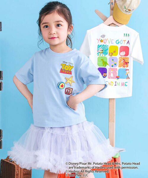 SLAP SLIP / スラップ スリップ Tシャツ | 【トイ・ストーリー(Toy Story)コレクション】キャラクターワッペン&バックプリント半袖Tシャツ(80~130cm) | 詳細3