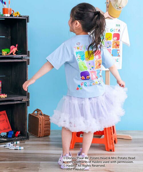 SLAP SLIP / スラップ スリップ Tシャツ | 【トイ・ストーリー(Toy Story)コレクション】キャラクターワッペン&バックプリント半袖Tシャツ(80~130cm) | 詳細5