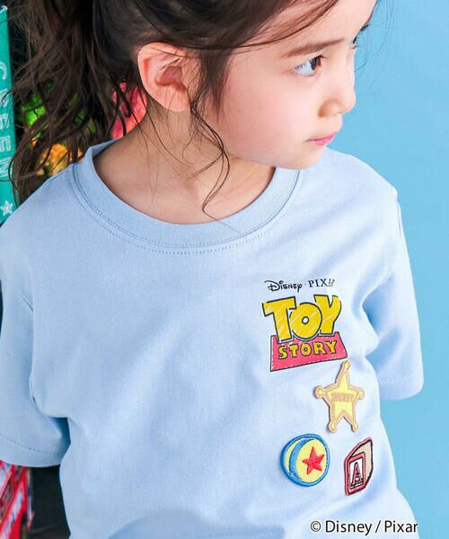SLAP SLIP / スラップ スリップ Tシャツ | 【トイ・ストーリー(Toy Story)コレクション】キャラクターワッペン&バックプリント半袖Tシャツ(80~130cm) | 詳細6
