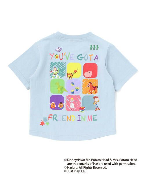 SLAP SLIP / スラップ スリップ Tシャツ | 【トイ・ストーリー(Toy Story)コレクション】キャラクターワッペン&バックプリント半袖Tシャツ(80~130cm) | 詳細8
