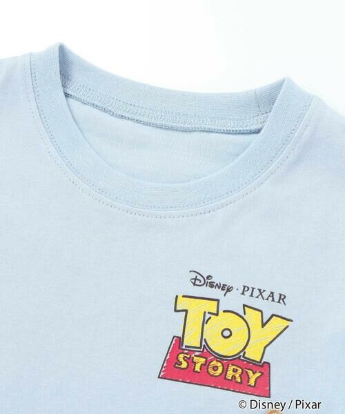 SLAP SLIP / スラップ スリップ Tシャツ | 【トイ・ストーリー(Toy Story)コレクション】キャラクターワッペン&バックプリント半袖Tシャツ(80~130cm) | 詳細9