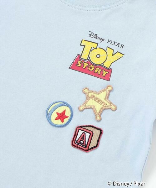 SLAP SLIP / スラップ スリップ Tシャツ | 【トイ・ストーリー(Toy Story)コレクション】キャラクターワッペン&バックプリント半袖Tシャツ(80~130cm) | 詳細10