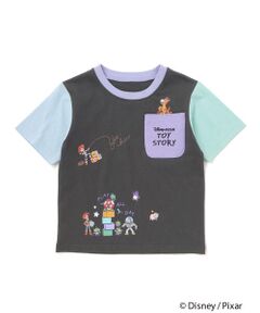 SLAP SLIP / スラップ スリップ Tシャツ | 【トイ・ストーリー(Toy Story)コレクション】キャラクタープリントバイカラー半袖Tシャツ(80~130cm)