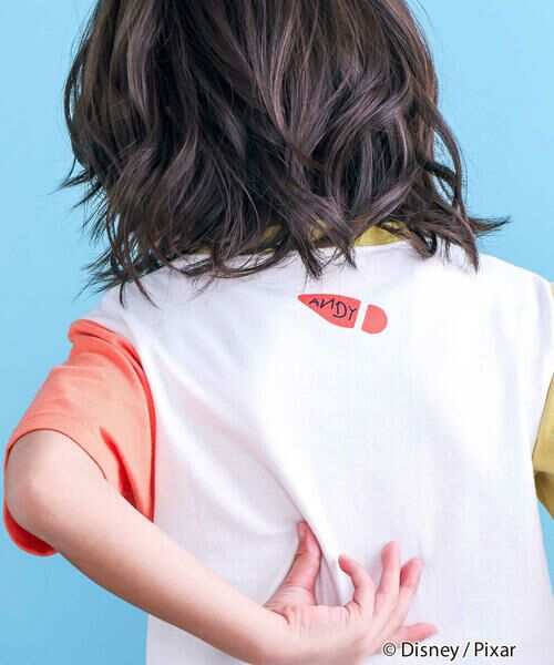 SLAP SLIP / スラップ スリップ Tシャツ | 【トイ・ストーリー(Toy Story)コレクション】キャラクタープリントバイカラー半袖Tシャツ(80~130cm) | 詳細3