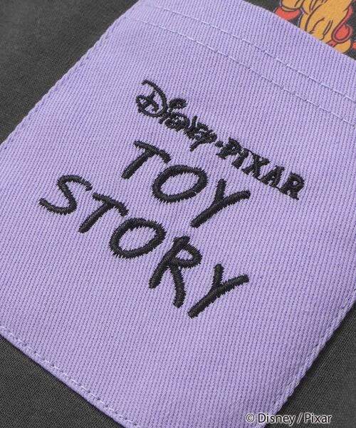SLAP SLIP / スラップ スリップ Tシャツ | 【トイ・ストーリー(Toy Story)コレクション】キャラクタープリントバイカラー半袖Tシャツ(80~130cm) | 詳細12