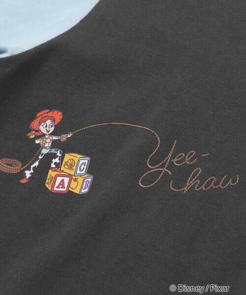 SLAP SLIP / スラップ スリップ Tシャツ | 【トイ・ストーリー(Toy Story)コレクション】キャラクタープリントバイカラー半袖Tシャツ(80~130cm) | 詳細14
