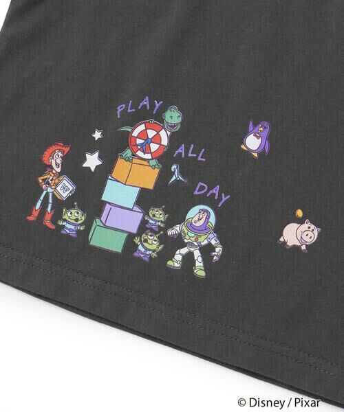 SLAP SLIP / スラップ スリップ Tシャツ | 【トイ・ストーリー(Toy Story)コレクション】キャラクタープリントバイカラー半袖Tシャツ(80~130cm) | 詳細15