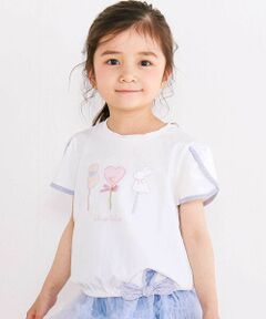 SLAP SLIP / スラップ スリップ Tシャツ | 【接触冷感】ドロストペタルスリーブ半袖Tシャツ(80~130cm)