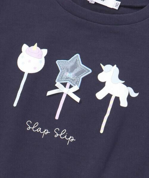 SLAP SLIP / スラップ スリップ Tシャツ | 【接触冷感】ドロストペタルスリーブ半袖Tシャツ(80~130cm) | 詳細10